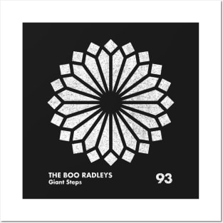 Boo Radleys - Giant Steps / Minimal Graphic Design Tribute Posters and Art